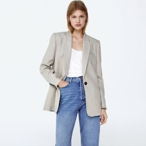Zara linen blazer, size M
